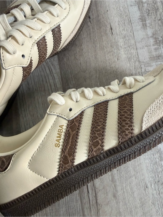 adidas Shoes - New adidas Samba OG Women Cream Earth Strata Maroon